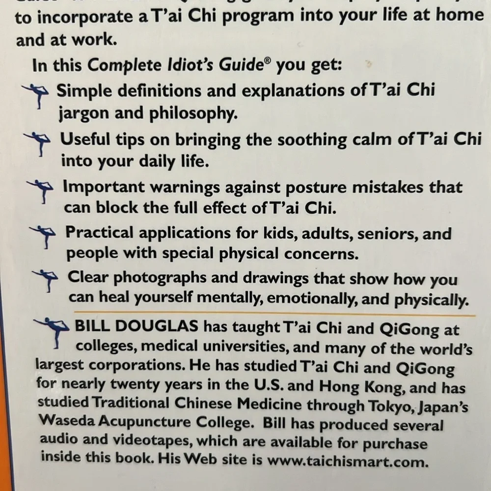 “The Complete Idiot’s Guide to T’ai Chi & QiGong” Paperback by Bill Douglas